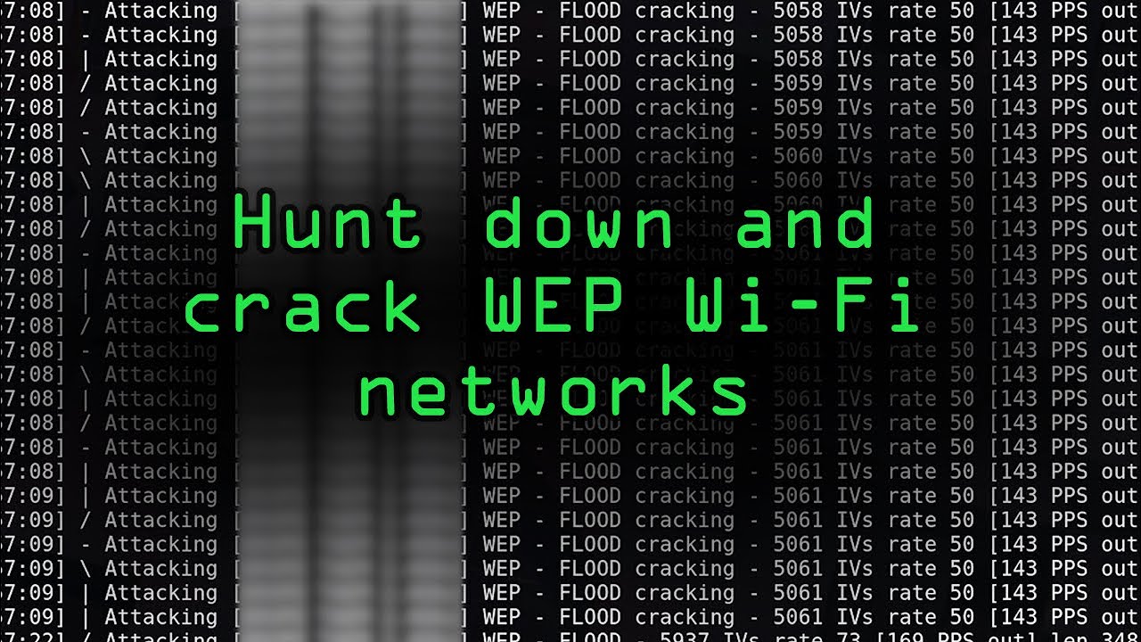 Simple Wi-fi WEP hacking for beginner
